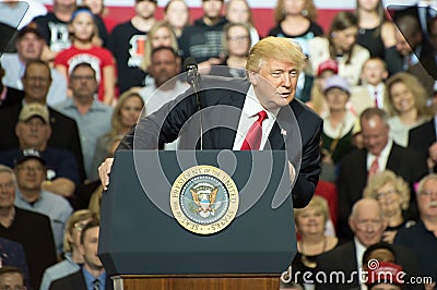President Trump Editorial Stock Photo